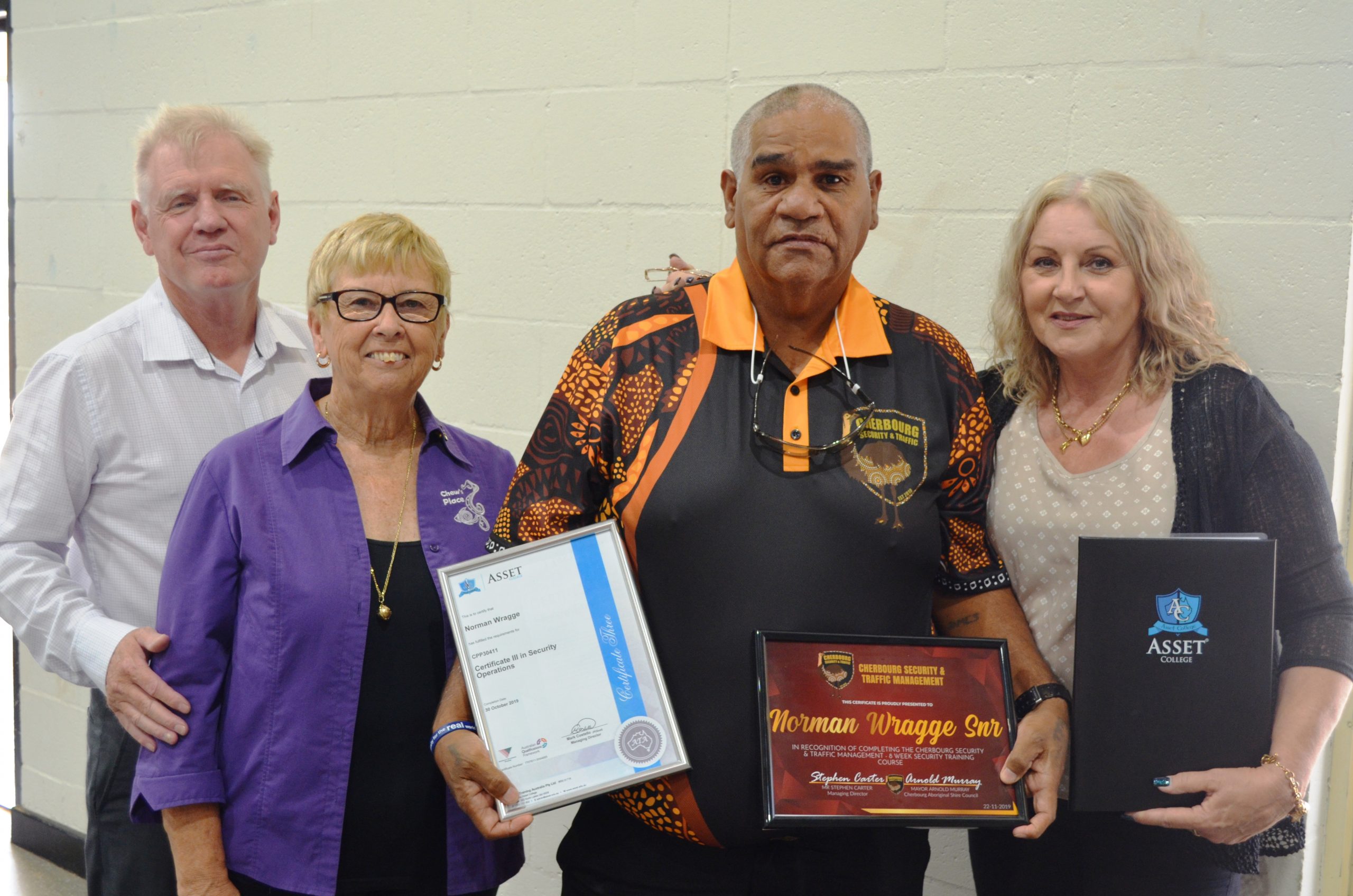 New Cherbourg Security Crew Graduation Ceremony - Cherbourg